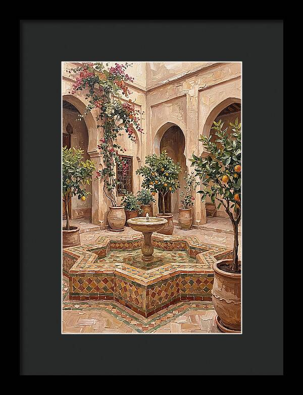 Moroccan Riad Garden Serenity