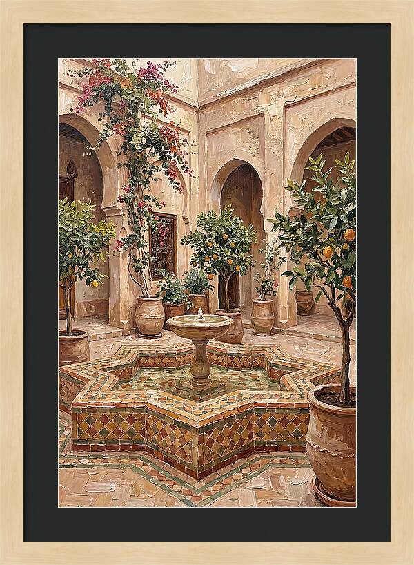 Moroccan Riad Garden Serenity