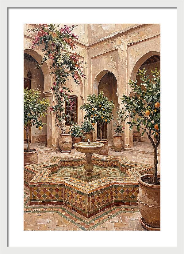 Moroccan Riad Garden Serenity