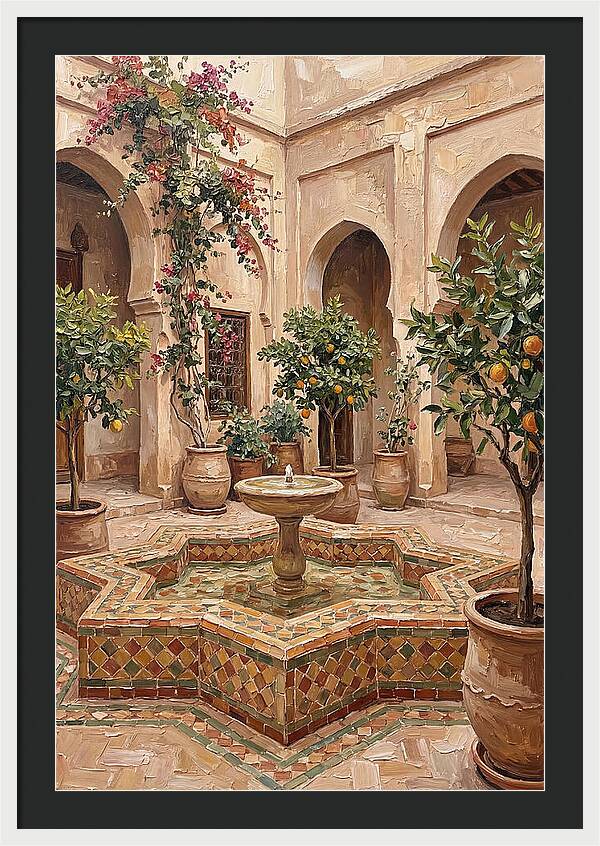 Moroccan Riad Garden Serenity