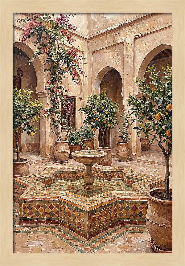 Moroccan Riad Garden Serenity