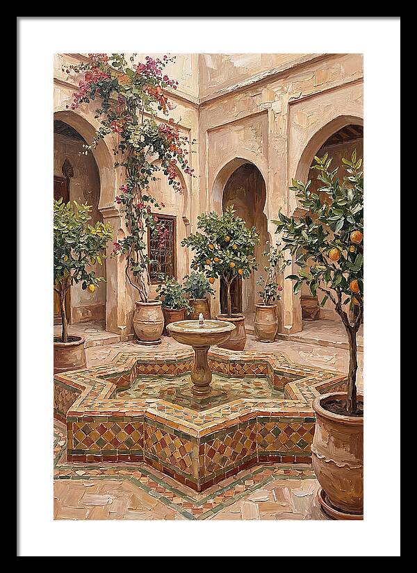 Moroccan Riad Garden Serenity