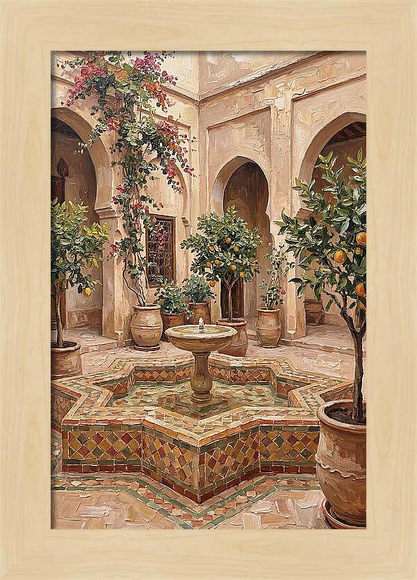 Moroccan Riad Garden Serenity