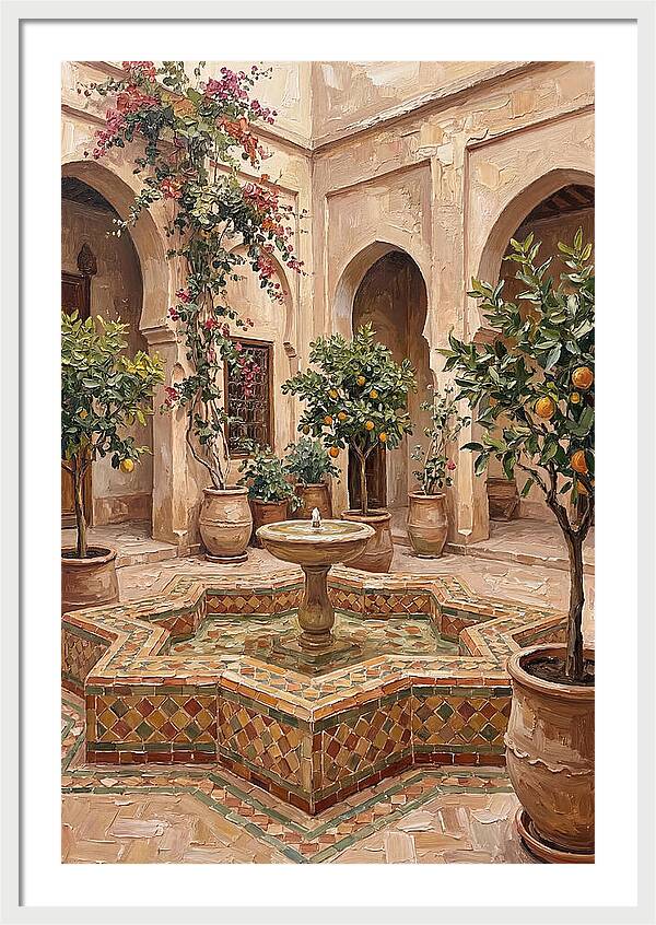 Moroccan Riad Garden Serenity