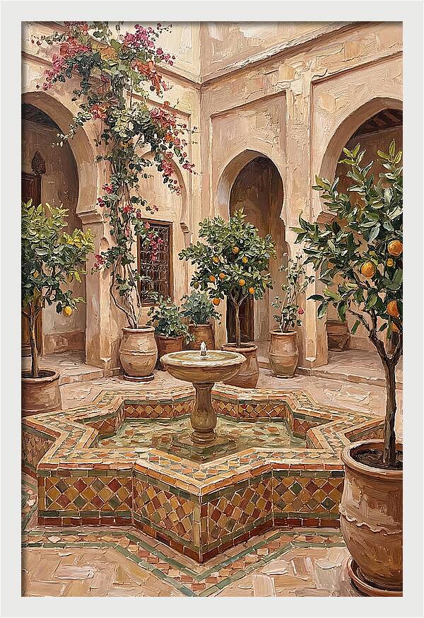 Moroccan Riad Garden Serenity