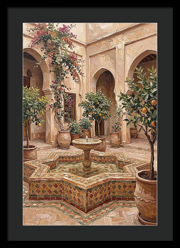 Moroccan Riad Garden Serenity