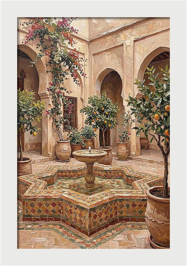 Moroccan Riad Garden Serenity