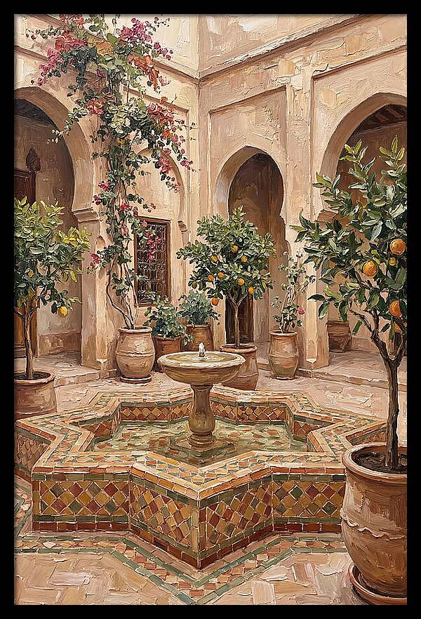 Moroccan Riad Garden Serenity