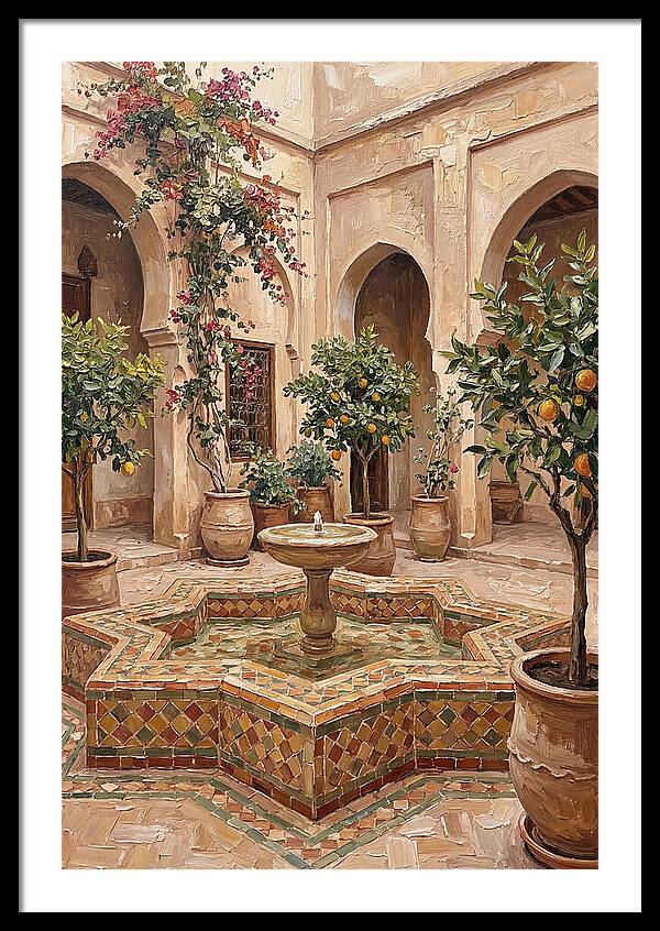 Moroccan Riad Garden Serenity