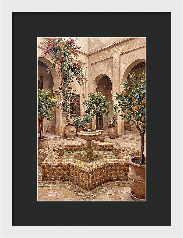 Moroccan Riad Garden Serenity