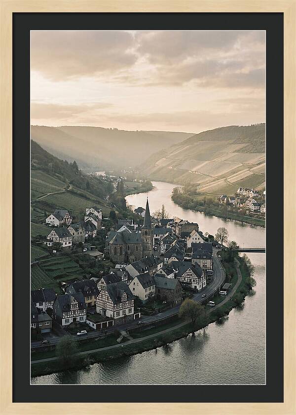 Mosel Valley Serenity Over Bernkastel Kues
