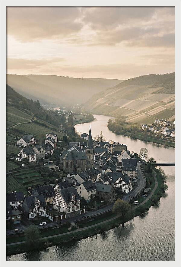 Mosel Valley Serenity Over Bernkastel Kues