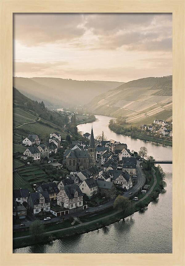 Mosel Valley Serenity Over Bernkastel Kues