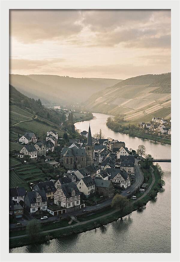 Mosel Valley Serenity Over Bernkastel Kues