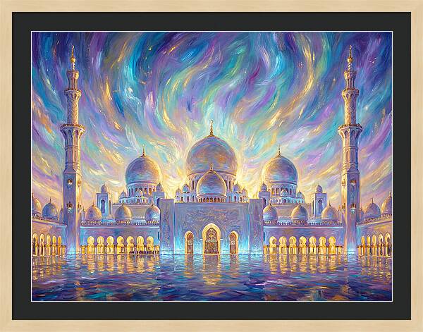 Mosque At Dusk
