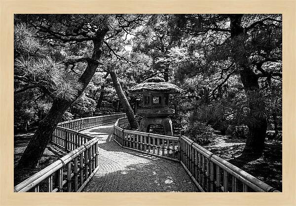 Moss Covered Stone Lantern