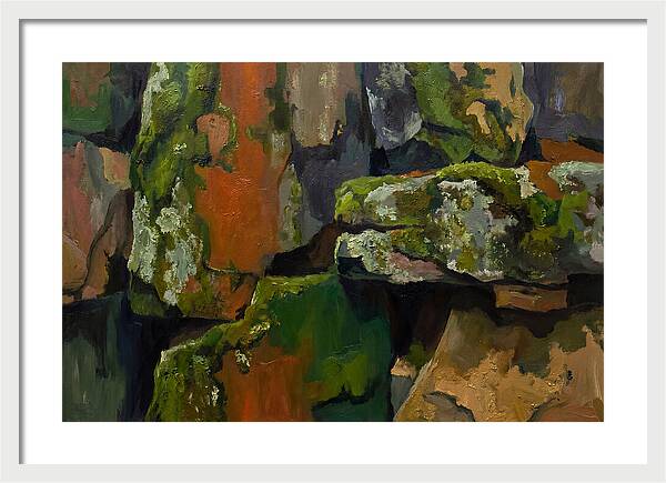 Moss Covered Stone Serenity