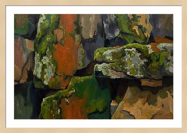 Moss Covered Stone Serenity