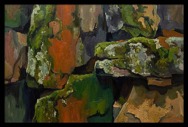 Moss Covered Stone Serenity