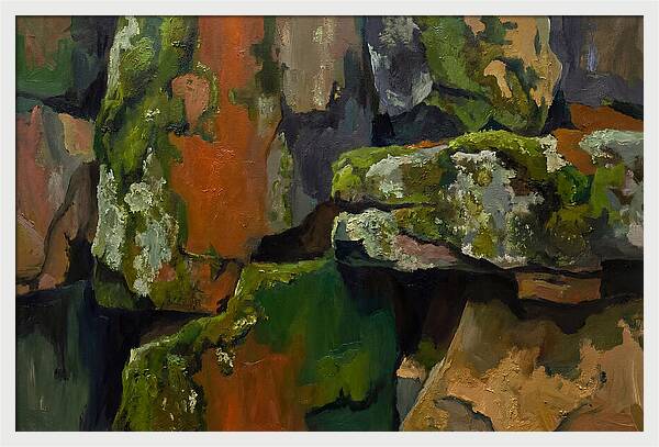 Moss Covered Stone Serenity