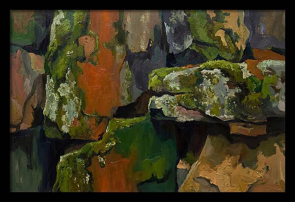 Moss Covered Stone Serenity