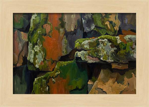 Moss Covered Stone Serenity