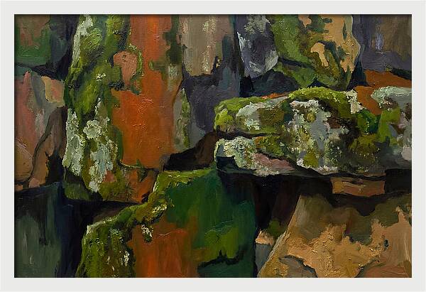 Moss Covered Stone Serenity
