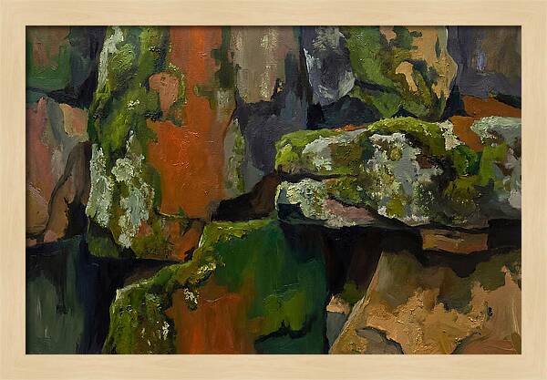 Moss Covered Stone Serenity