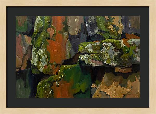 Moss Covered Stone Serenity