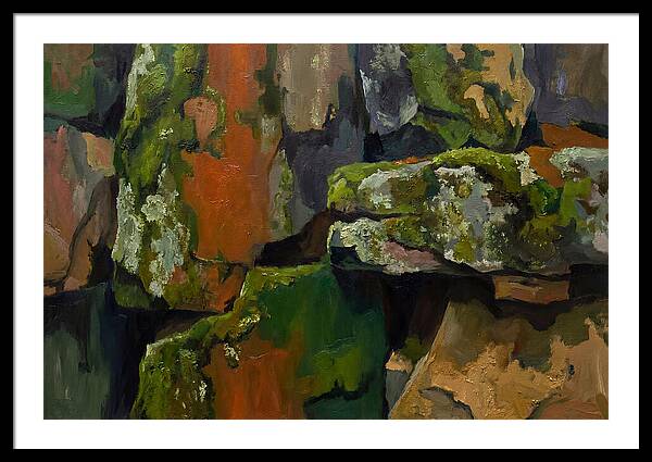 Moss Covered Stone Serenity