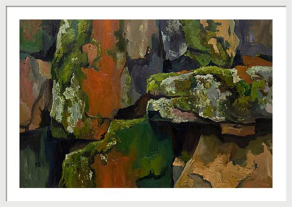 Moss Covered Stone Serenity