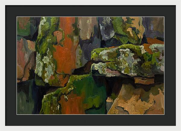 Moss Covered Stone Serenity