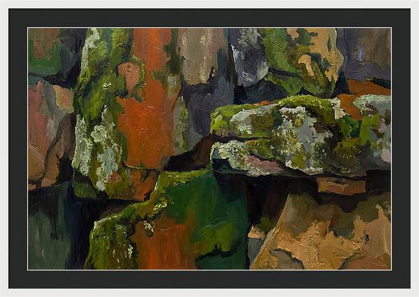 Moss Covered Stone Serenity