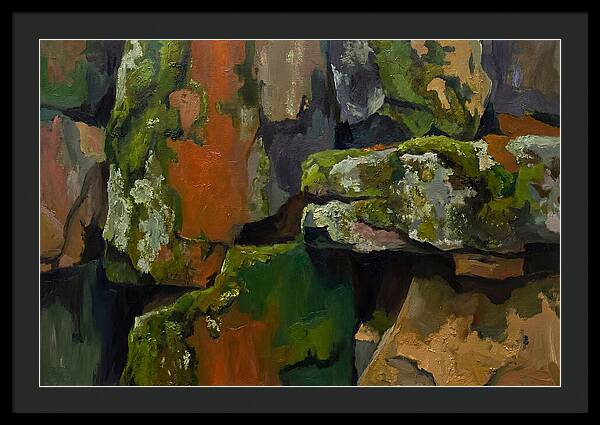 Moss Covered Stone Serenity