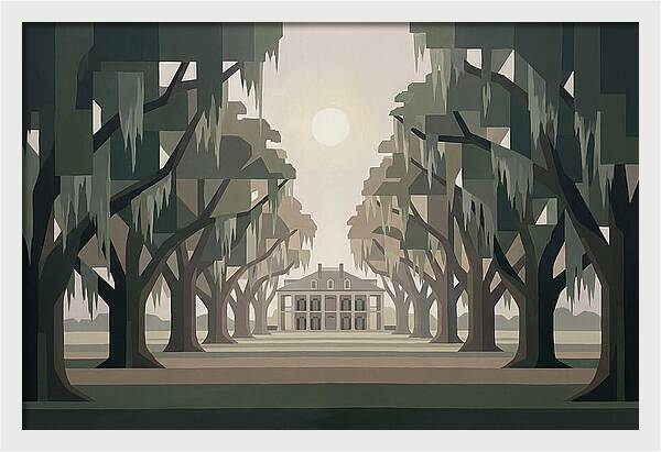 Moss Draped Live Oak Avenue