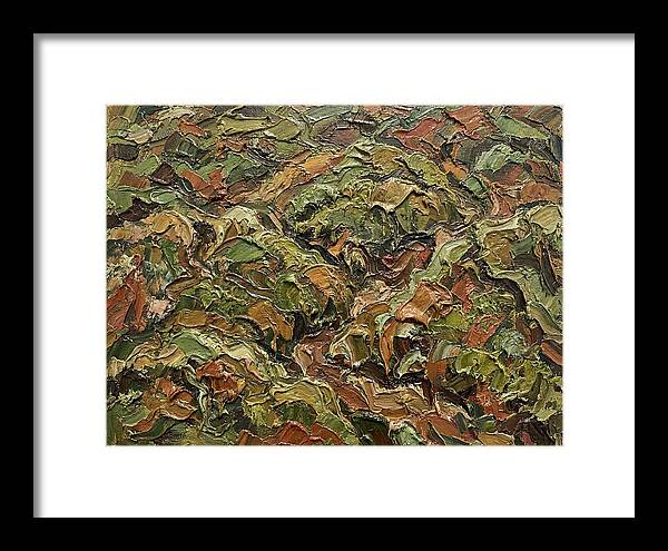 Mossy Landscape In Earth Tones