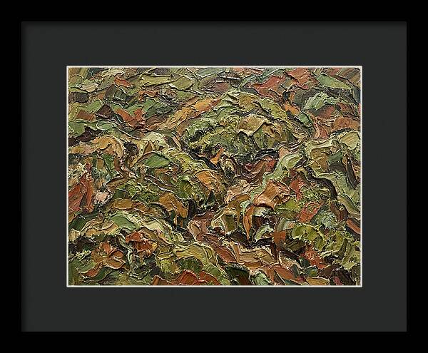 Mossy Landscape In Earth Tones