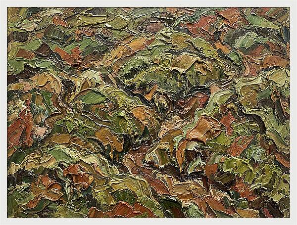 Mossy Landscape In Earth Tones