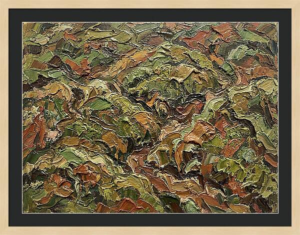 Mossy Landscape In Earth Tones
