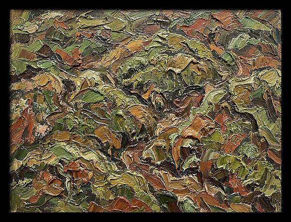 Mossy Landscape In Earth Tones