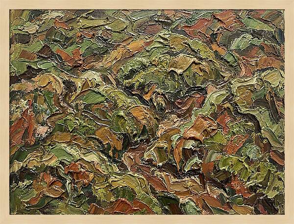 Mossy Landscape In Earth Tones