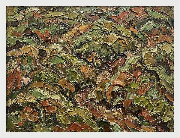 Mossy Landscape In Earth Tones
