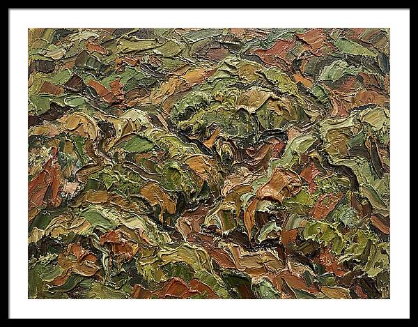 Mossy Landscape In Earth Tones