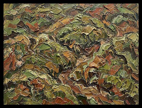 Mossy Landscape In Earth Tones