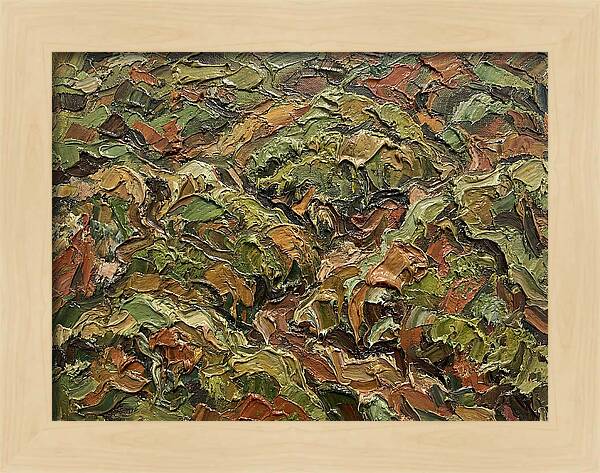 Mossy Landscape In Earth Tones