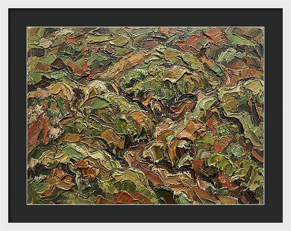 Mossy Landscape In Earth Tones