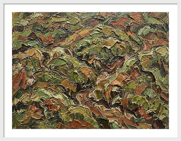 Mossy Landscape In Earth Tones