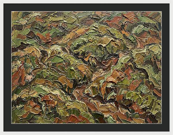 Mossy Landscape In Earth Tones