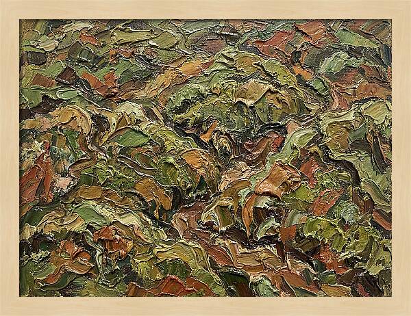 Mossy Landscape In Earth Tones