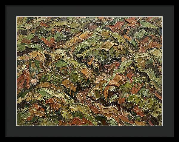 Mossy Landscape In Earth Tones